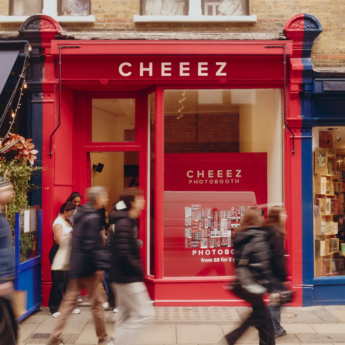 CHEEEZ storefront, London