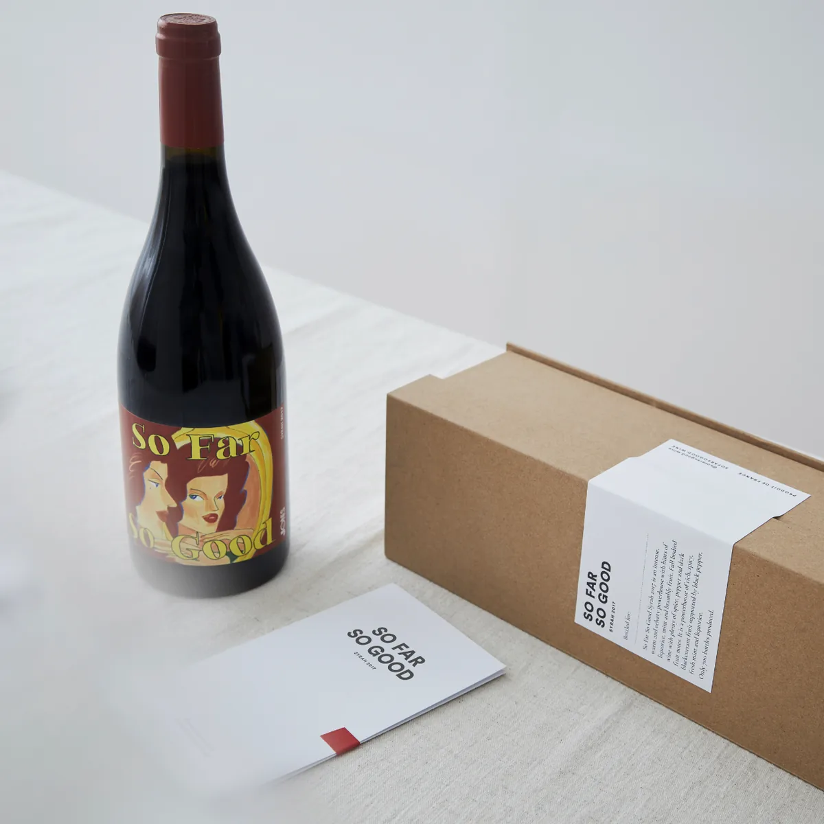 sofarsogood Syrah bottle and box