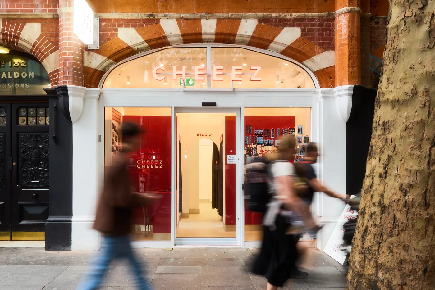 The first CHEEEZ storefront, London